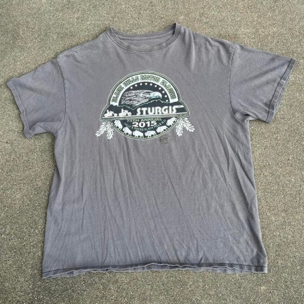 Grey Sturgis 2015 biker t-shirt #bikerlife